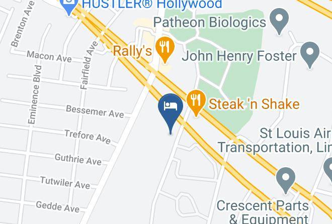 St Louis - Hotel Rl St Louis Airport Maps