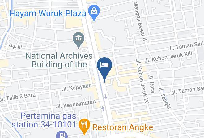 West Jakarta - Hotel Ro & Vi Boutique Maps