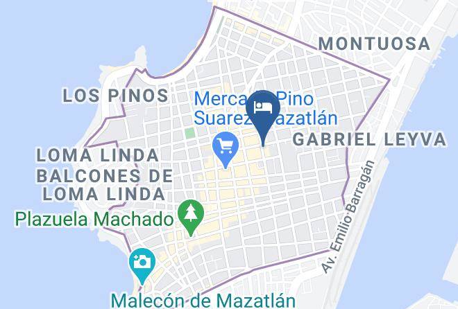 Mazatlan - Hotel Roberto Maps