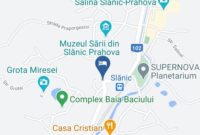 Hotel Roberto Slanic Prahova Map