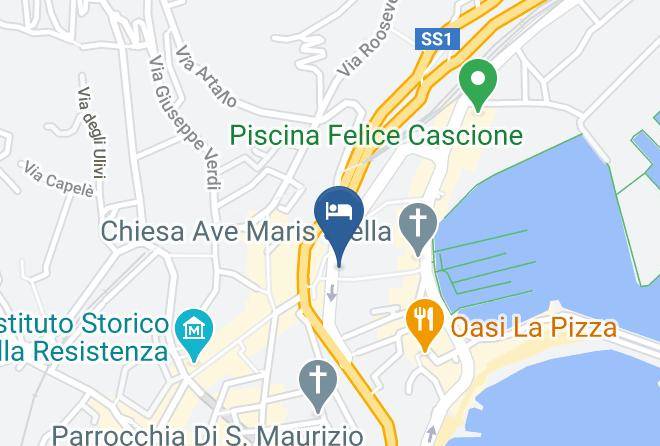 Imperia - Hotel Robinia Imperia Maps