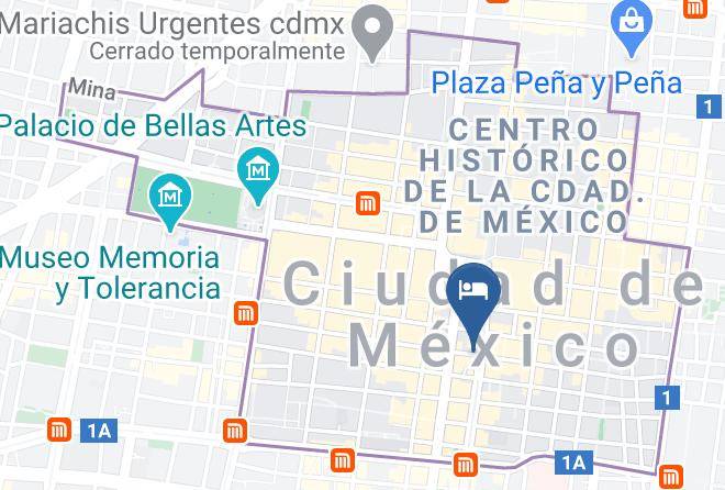 Cuauhtemoc - Hotel Roble Maps