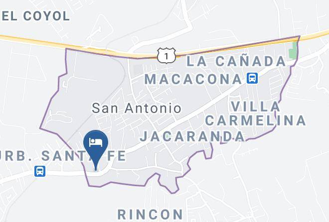 San Antonio - Hotel Robledal Maps