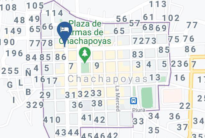 Chachapoyas - Hotel Robles Maps