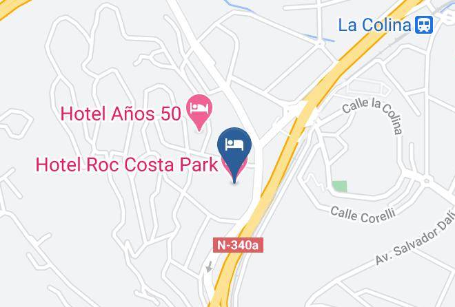 Hotel Roc Costa Park Map