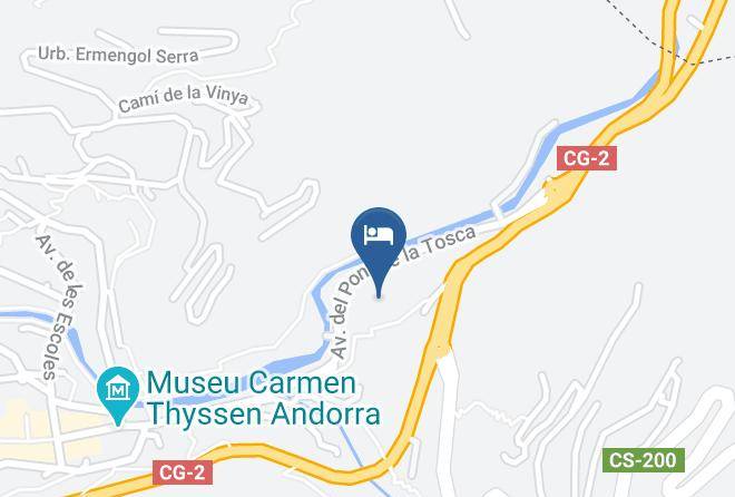 Escaldes Engordany - Hotel Roc De Caldes Maps
