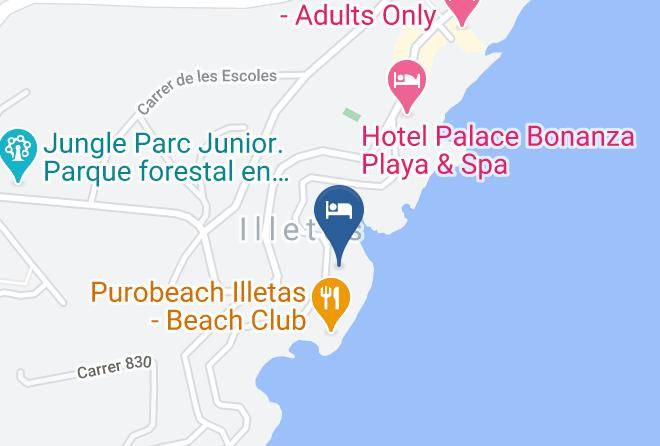 Baleares - Hotel Roc Illetas Maps