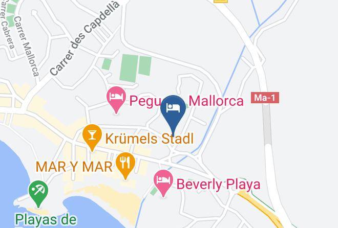 Baleares - Hotel Roc Oberoy Maps