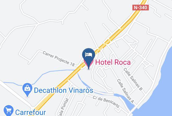 Castellon - Hotel Roca Maps
