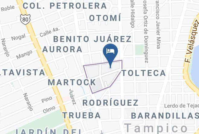 Tampico - Hotel Roca Maps