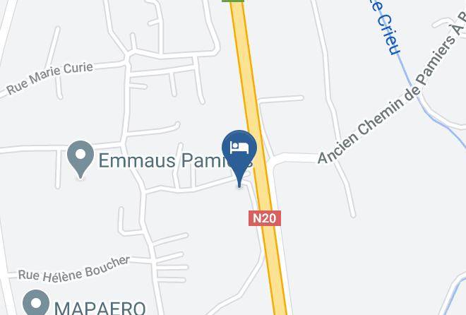 Ariege - Hotel Rocade Maps