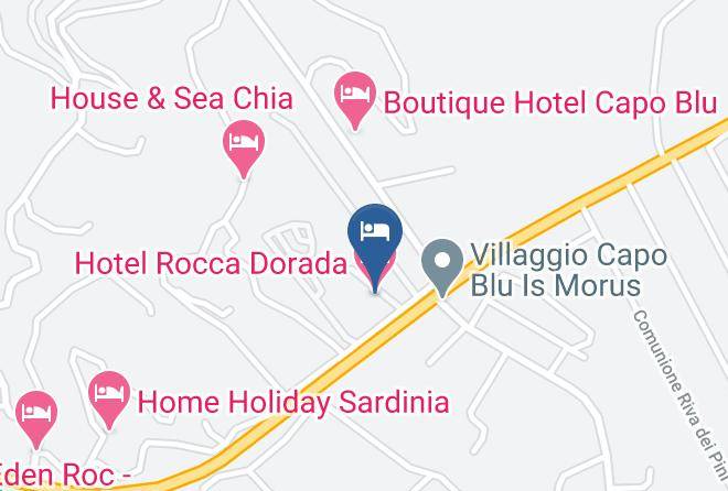 Cagliari - Hotel Rocca Dorada Maps
