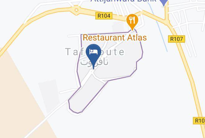 Souss Massa Draa - Hotel Rochers Peints Maps