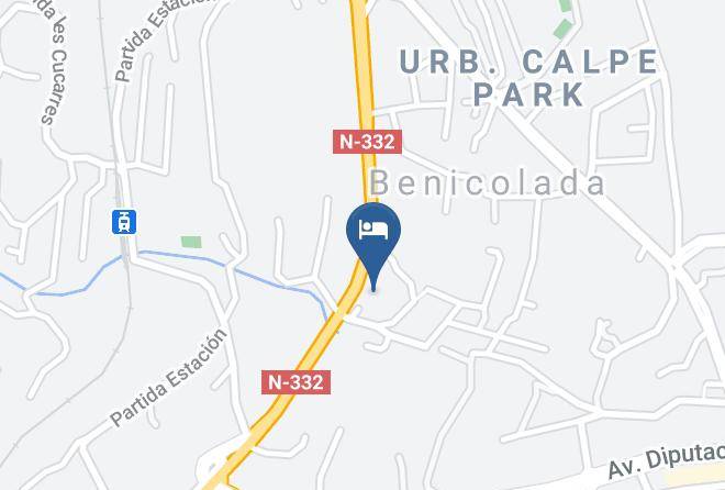 Alicante - Hotel Rocinante Maps