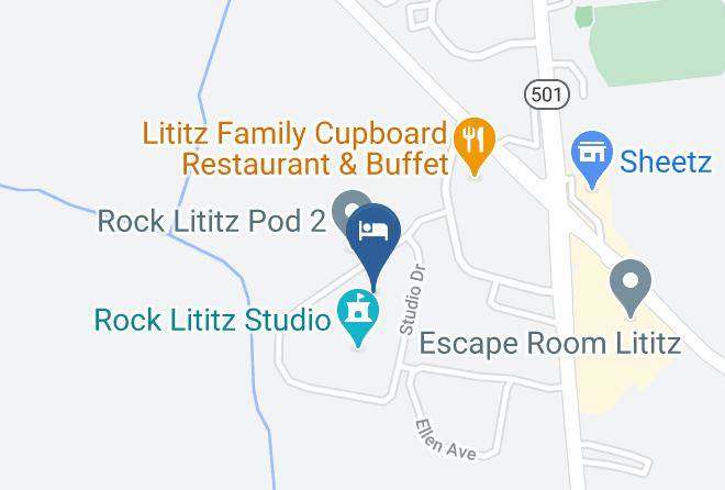Lancaster - Hotel Rock Lititz Maps