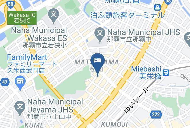 Naha City - Hotel Roco Inn Matsuyama Maps