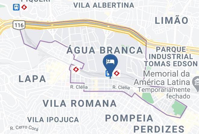 Sao Paulo Lapa - Hotel Roda Maps