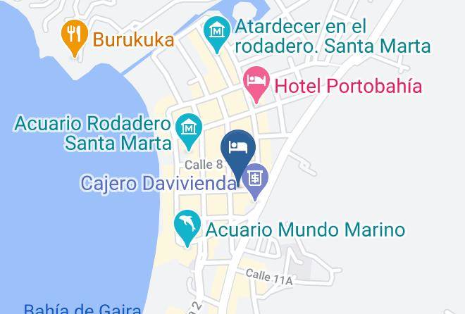 Santa Marta - Hotel Rodadero Real Maps