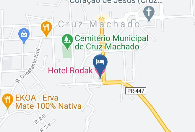 Cruz Machado - Hotel Rodak Maps