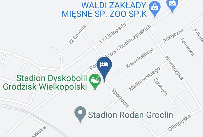 Grodziski - Hotel Rodan Groclin Maps