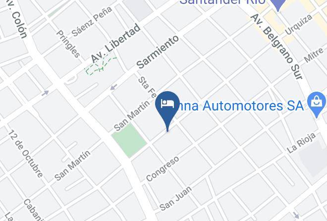 Santiago Del Estero - Hotel Rodas Maps