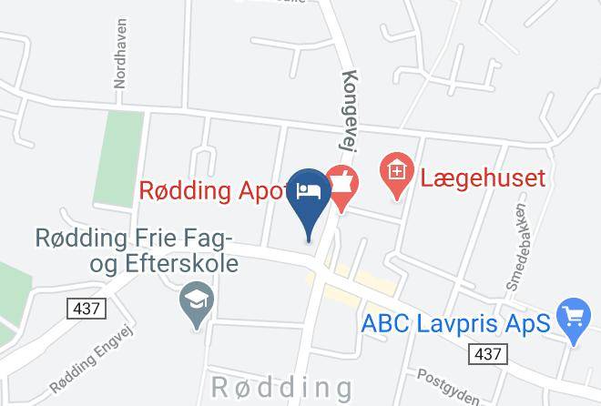 Rodding - Hotel Rodding Maps