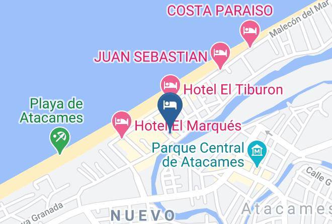 Atacames - Hotel Rodelu Maps