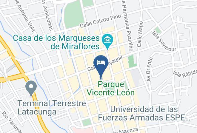 Latacunga - Hotel Rodelu Maps