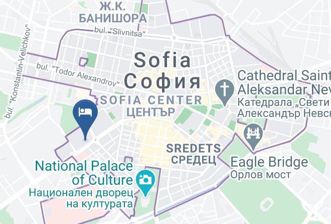 Sofia - Rodina Hotel Maps