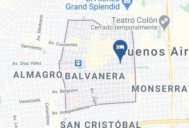 Balvanera - Hotel Rodney Maps