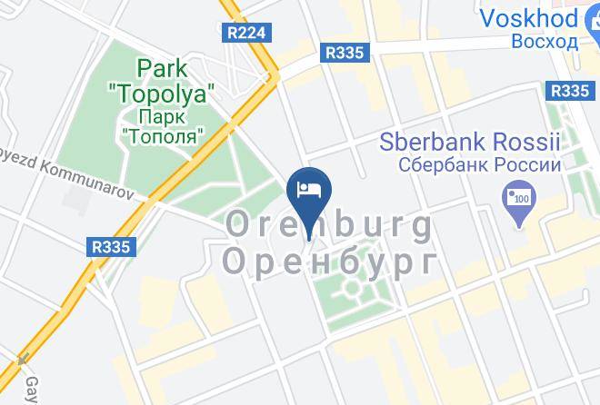 Orenburg - Hotel Rodnik Udachi Maps