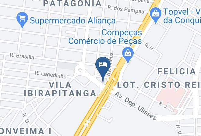 Vitoria Daquista - Hotel Rodovia Maps