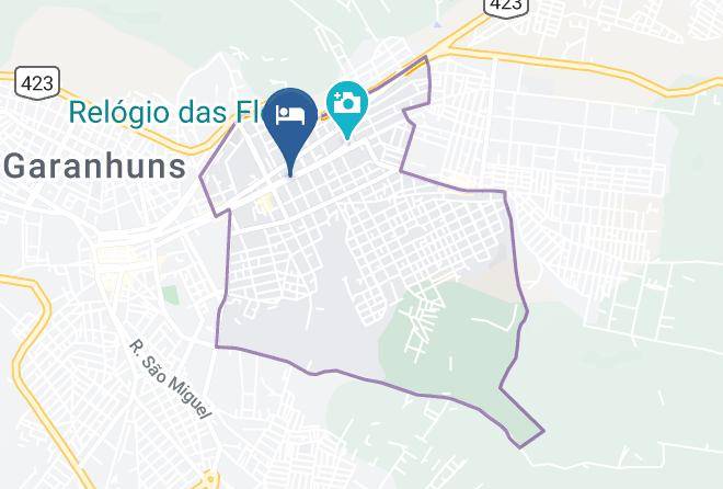 Garanhuns - Hotel Rodrigues Maps