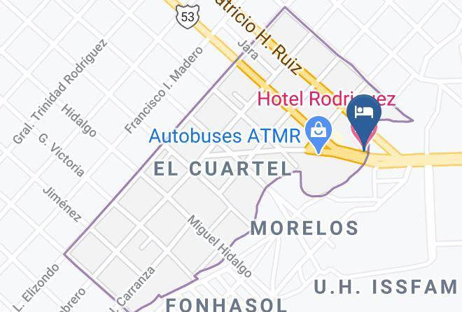 Muzquiz - Hotel Rodriguez Maps