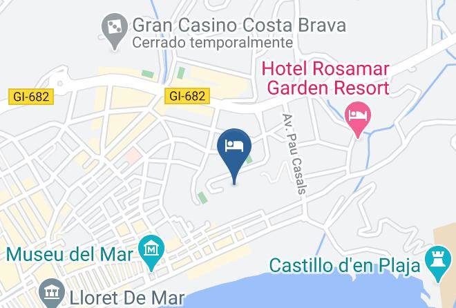 Girona - Hoteles Roger De Flor Palace Maps