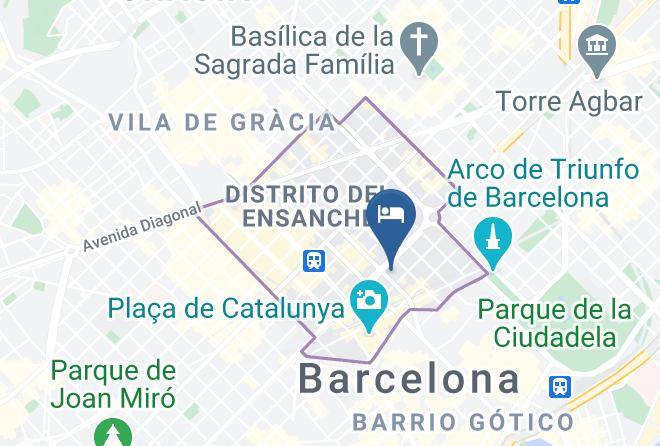 Barcelona - Hotel Roger De Lluria Maps