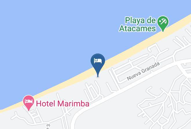 Hotel Rogers Atacames Map