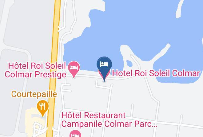 Haut Rhin - Hotel Roi Soleil Colmar Maps