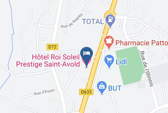 Moselle - Hotel Roi Soleil Prestige Saint Avold Maps