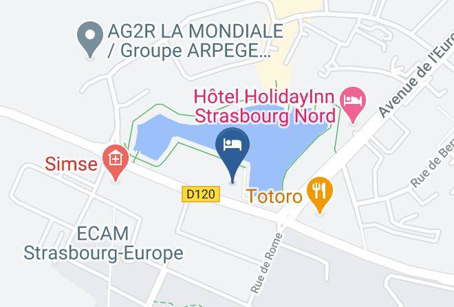 Hotel Roi Soleil Prestige Strasbourg Map