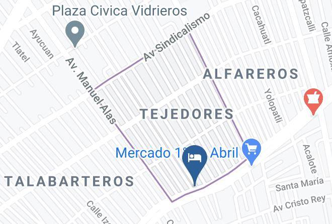 Chimalhuacan - Hotel Rojo Maps