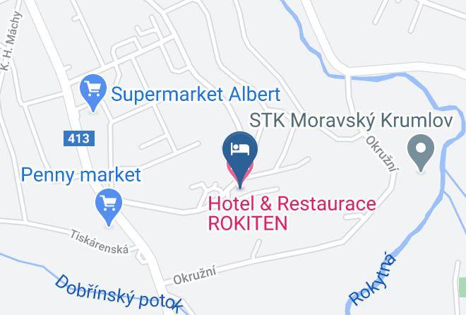 Znojmo - Hotel Rokiten Maps