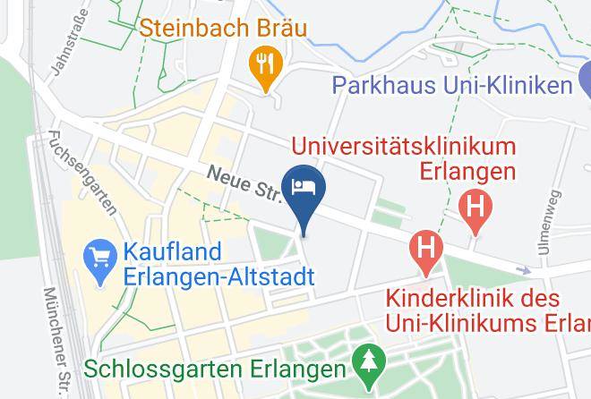 Erlangen - Hotel Rokokohaus Gmbh Maps