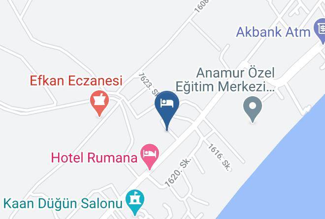 Anamur - Hotel Rolli Maps