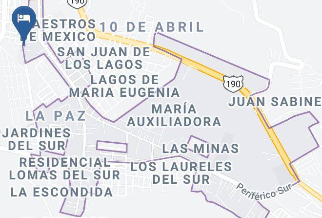 San Cristobal De Las Casas - Hotel Rollid Maps