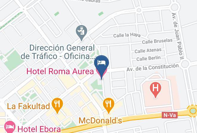 Hotel Roma Aurea Map
