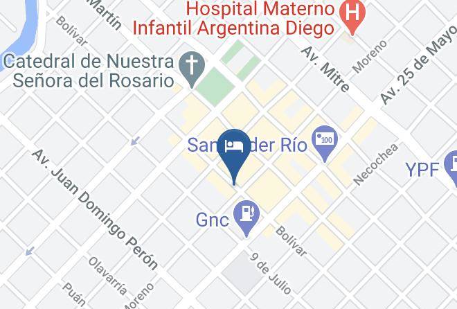 Azul - Hotel Roma Maps