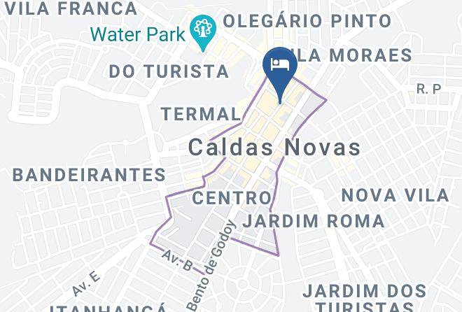 Caldas Novas - Hotel Roma Maps