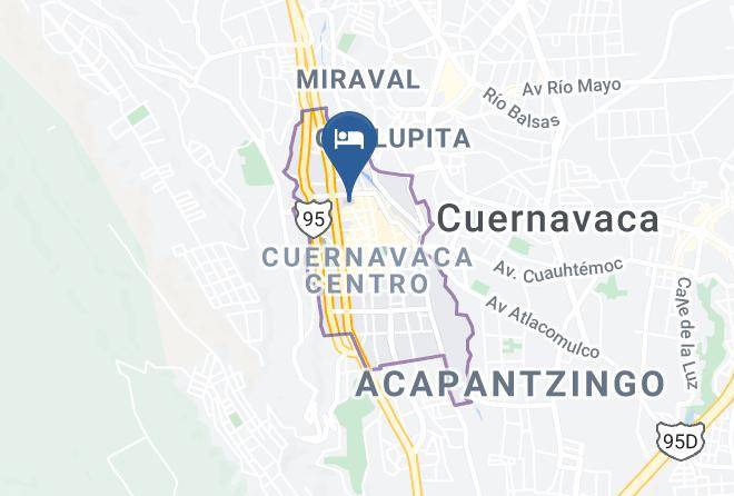 Cuernavaca - Hotel Roma Maps