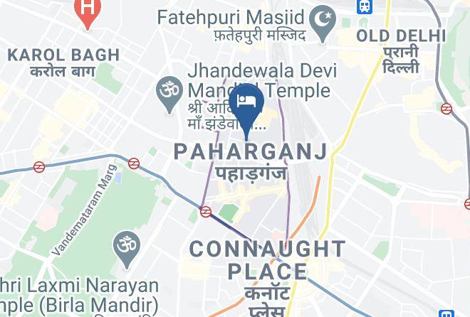 Paharganj - Hotel Roma Deluxe Paharganj Delhi Maps